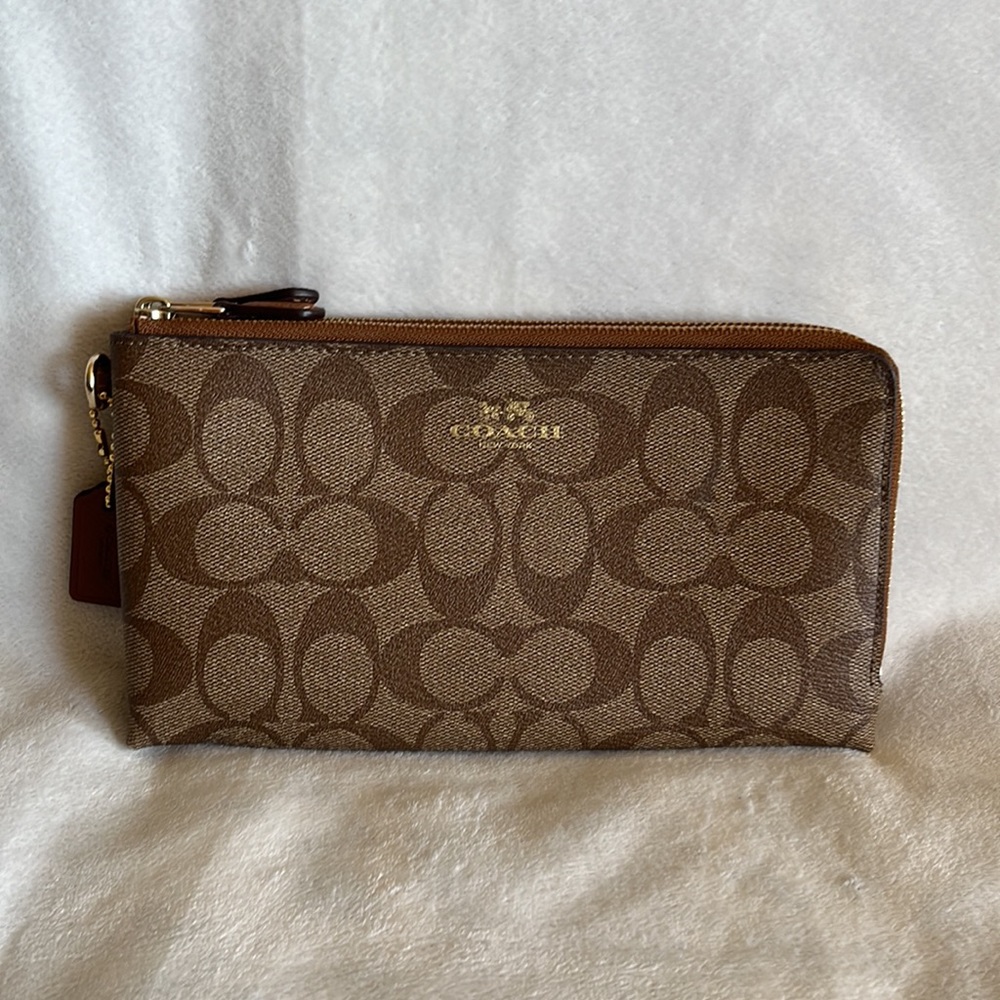 Coach Double Zip Wallet